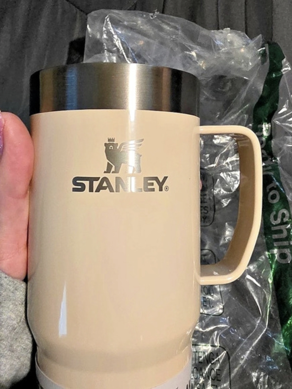 Stanley The Everyday Suburban Mug 16 oz Beige Tumbler